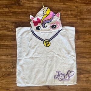 Jojo Siwa Hooded Unicorn Towel